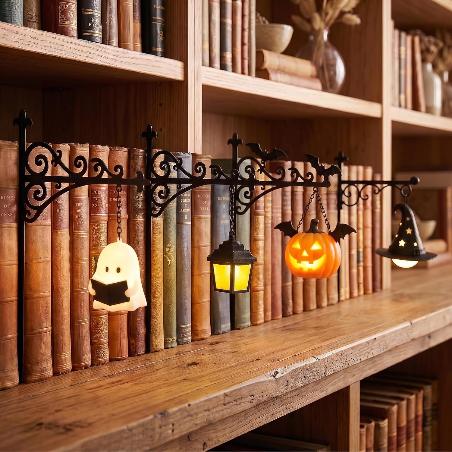 Lighting Decor For Room - Library Lantern-Decorative Bookshelf Lighting Reading Nook