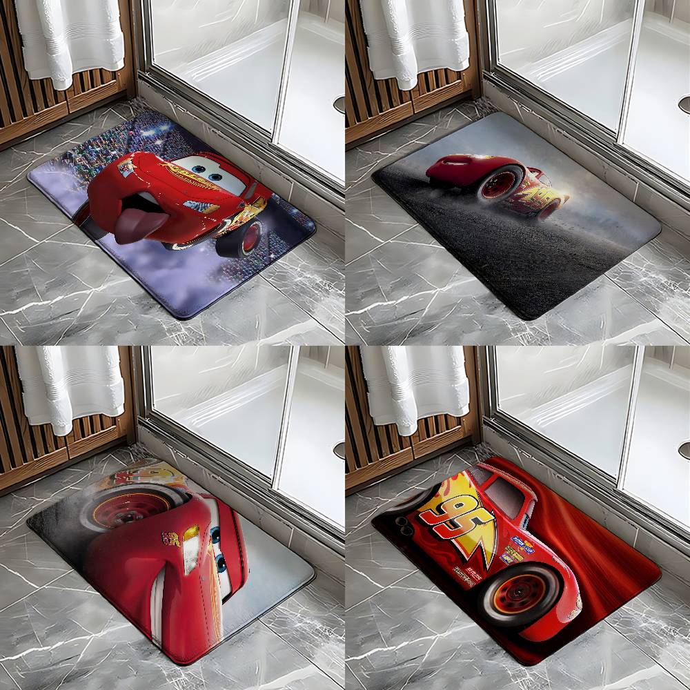 Lighting Mcqueen Decor - Cars L-Lightning M-McQueens Carpet Bathroom Anti-slip