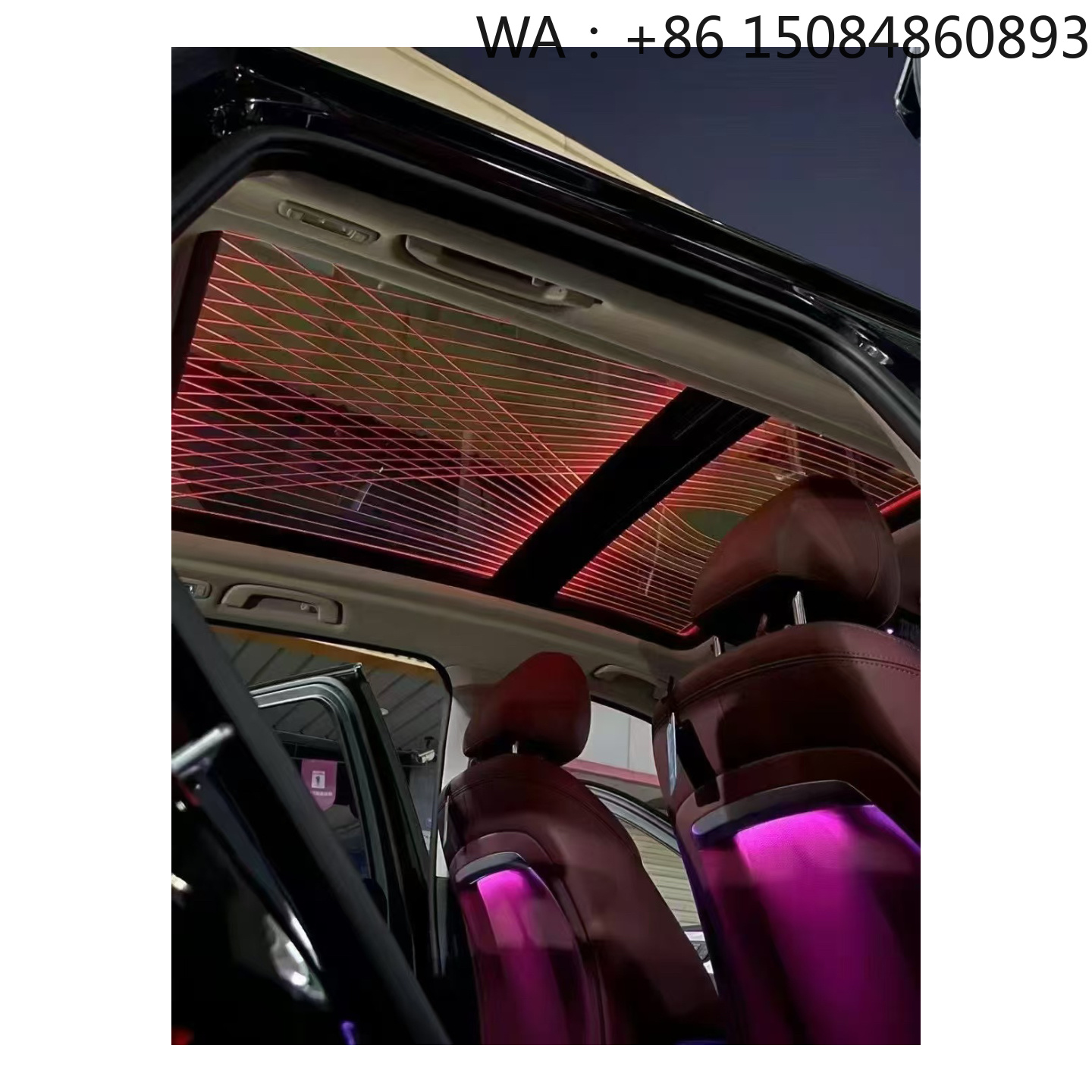 Lighting Interior Decor - Piano Black Panel Symphony Ambient Light