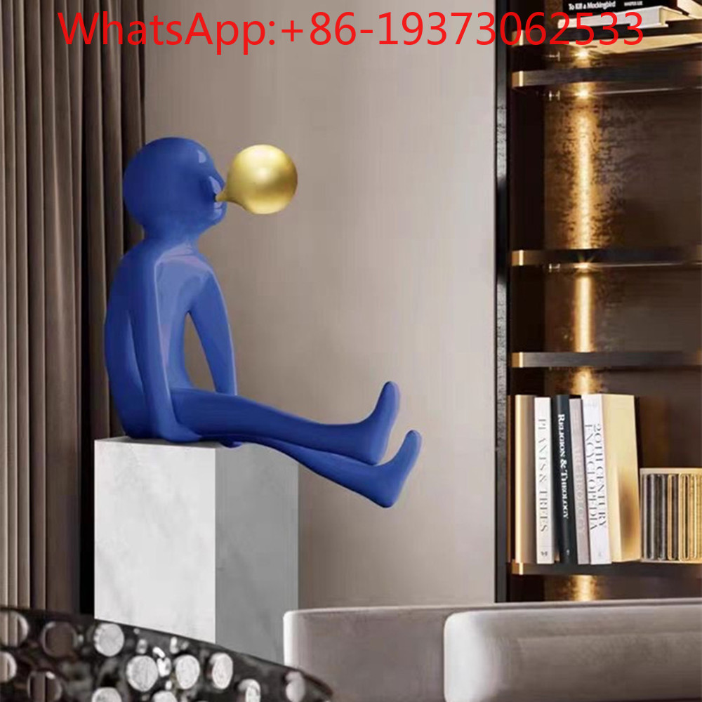 Lightings Decoration - Entrance Figure Blowing Bubble Sculpture Cartoon