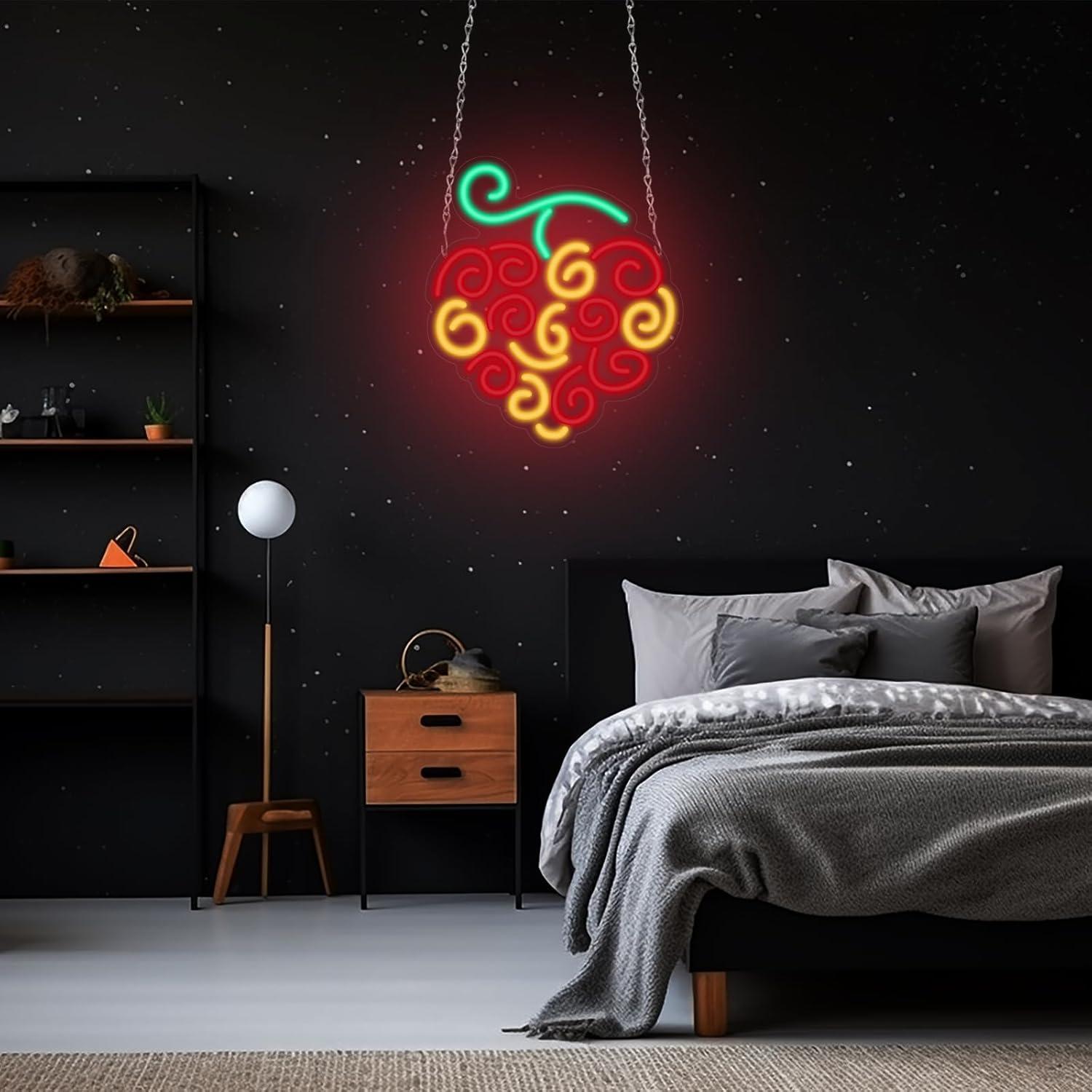 Cyber Fruit Neon Sign USB Dimm - Lighting Decor For Room recension och pris