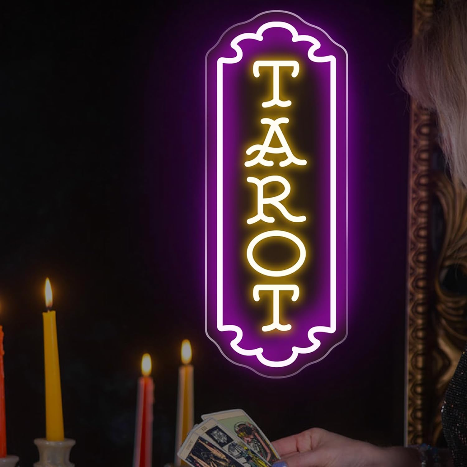 Tarot Neon Sign USB Powered My - Lighting Decor For Room recension och pris