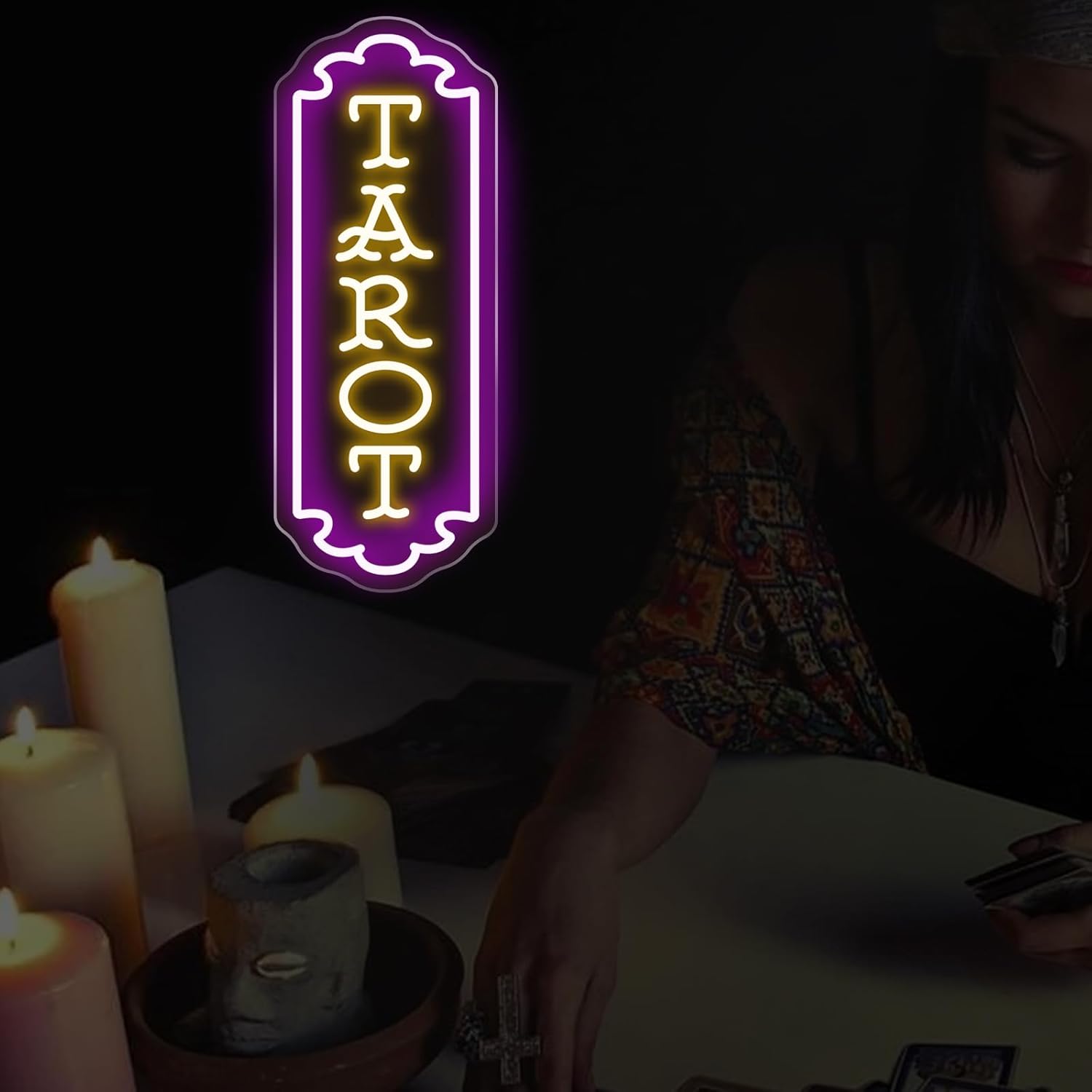 Tarot Neon Sign USB Powered My - Lighting Decor For Room recension och pris
