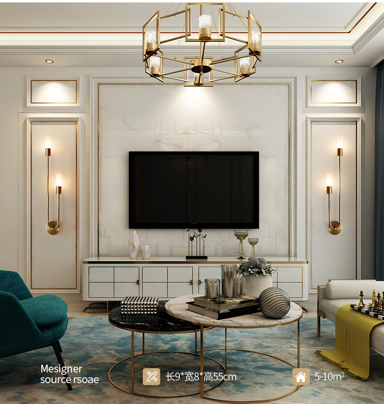 Retro Background Living Room A - Lighting Decor For Room recension och pris