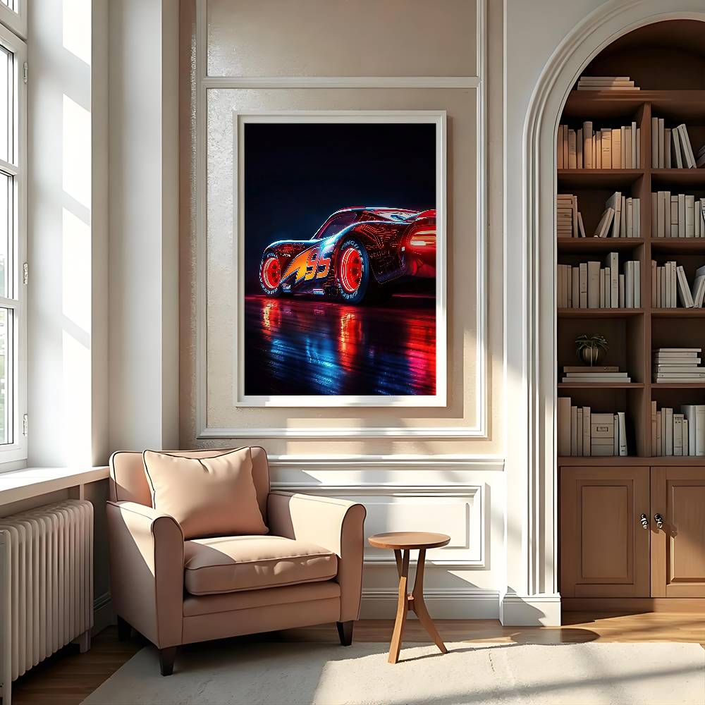 Lightning McQueen 95 Car Cool  - Lighting Mcqueen Decor recension och pris