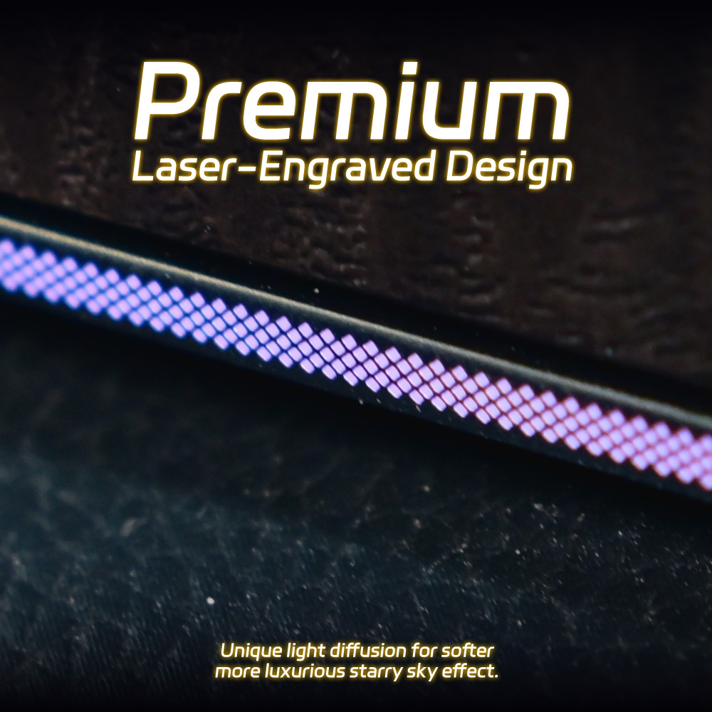 Laser-Engraved 64-Color RGB Am - Lighting Interior Decor recension och pris