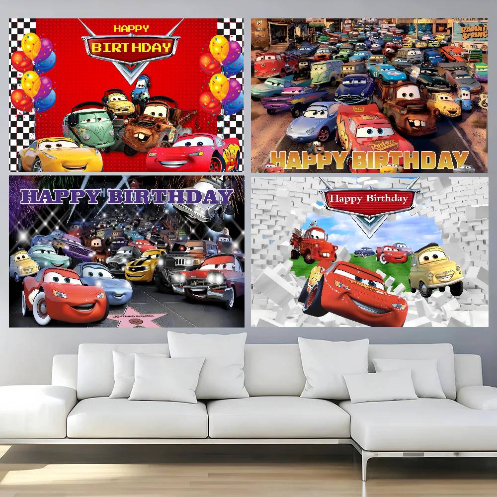 Movie Cars Party Decorations B - Lighting Mcqueen Decor recension och pris