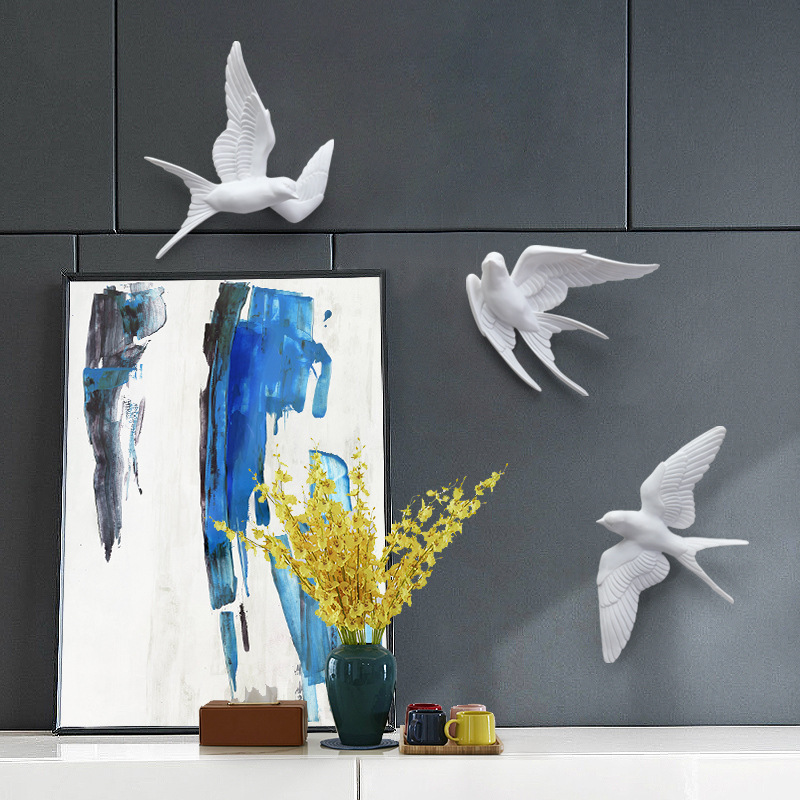 3D Bird Creative Hanging Decor - Foyer Lighting Wall Decor recension och pris