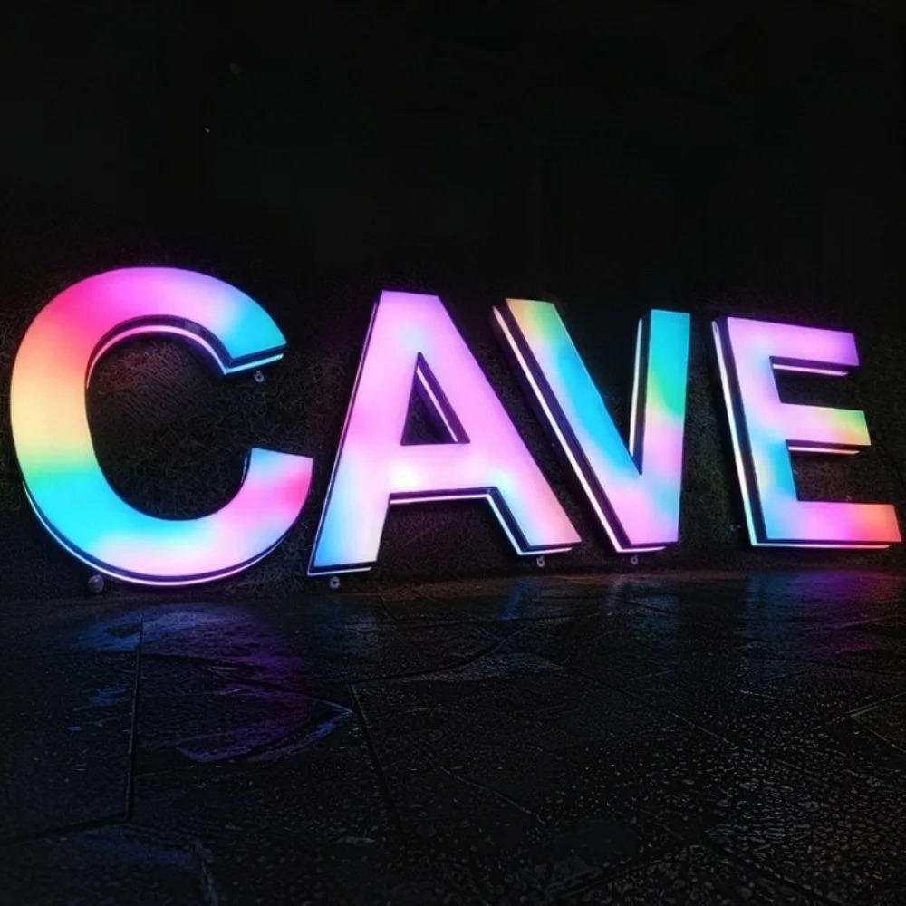 Custom RGB Metal LED Sign Wall - Lighting Decor Company recension och pris