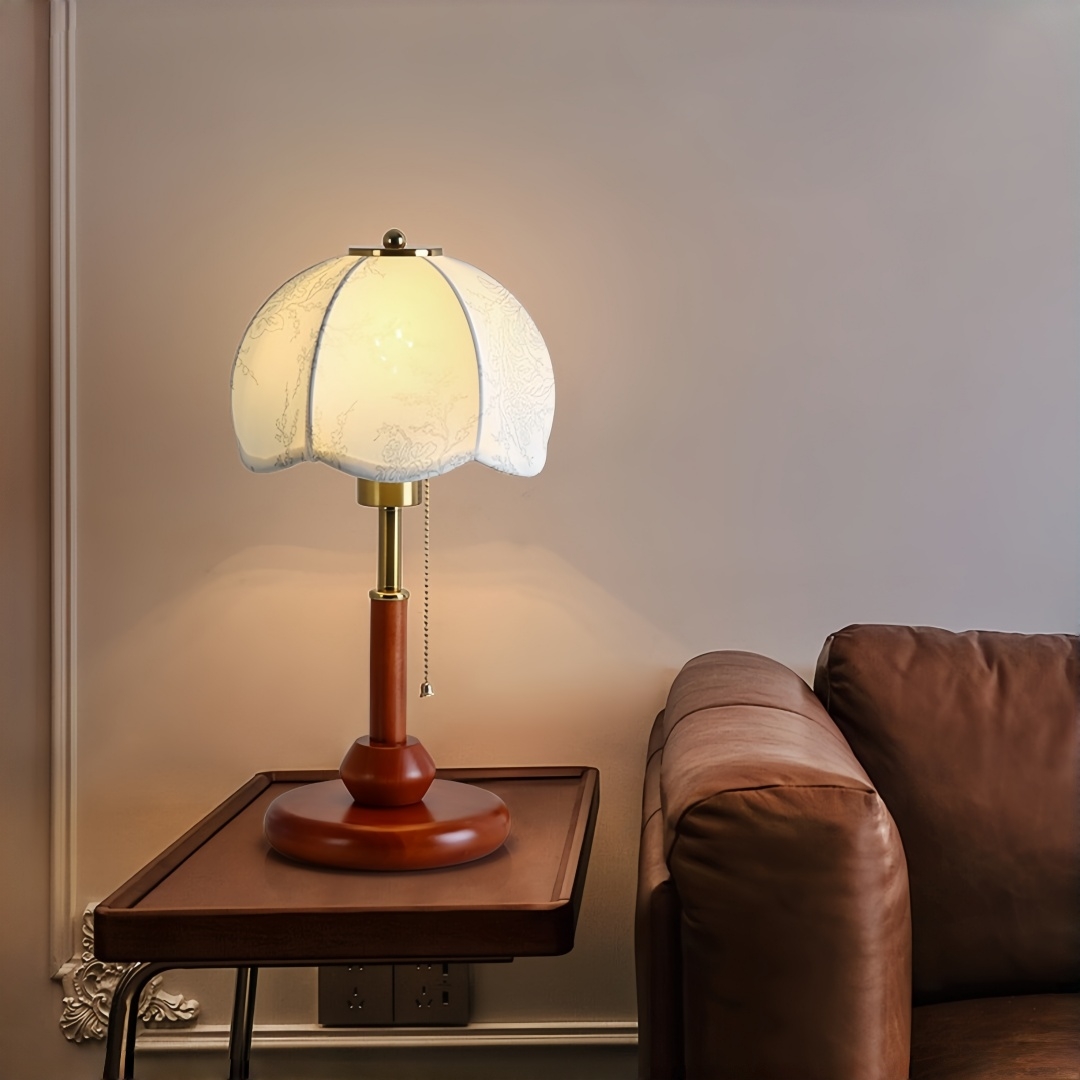 Vintage Scalloped Dome Table L - Lighting Decor For Room recension och pris