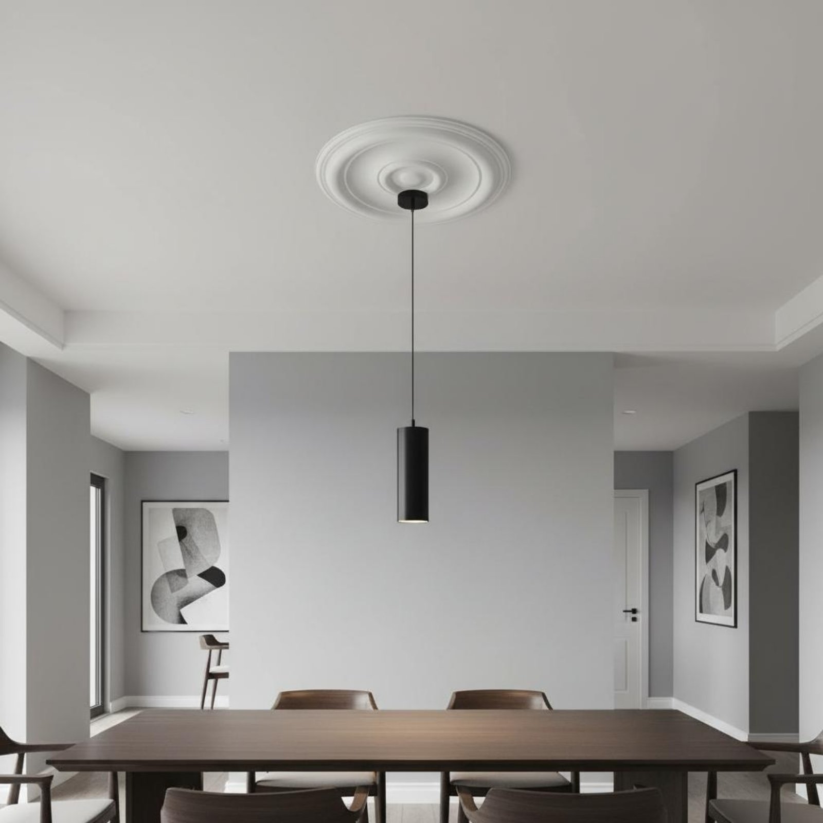 Round Ceiling Medallion Europe - Lighting Interior Decor recension och pris