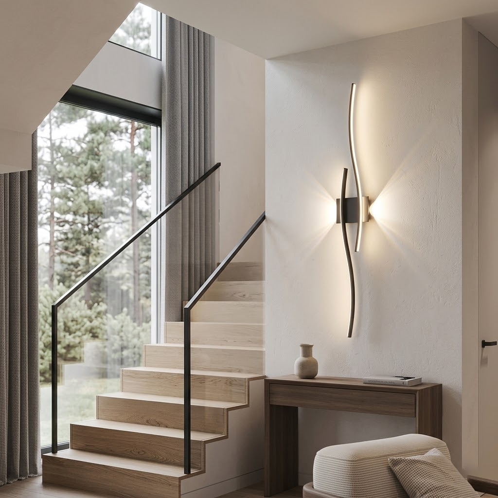 Modern LED Wireless Wall Sconc - Foyer Lighting Wall Decor recension och pris