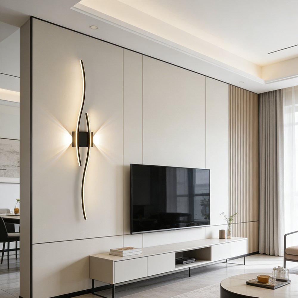 Modern LED Wireless Wall Sconc - Foyer Lighting Wall Decor recension och pris