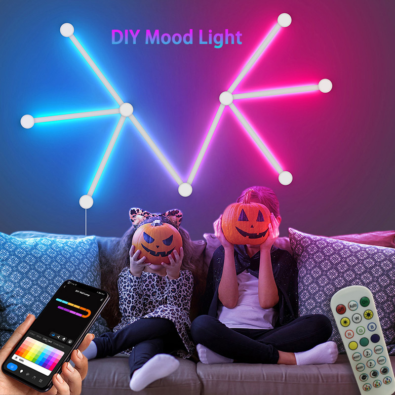 Smart RGB Wall Lamp, Bluetooth - Lighting Decor For Room recension och pris