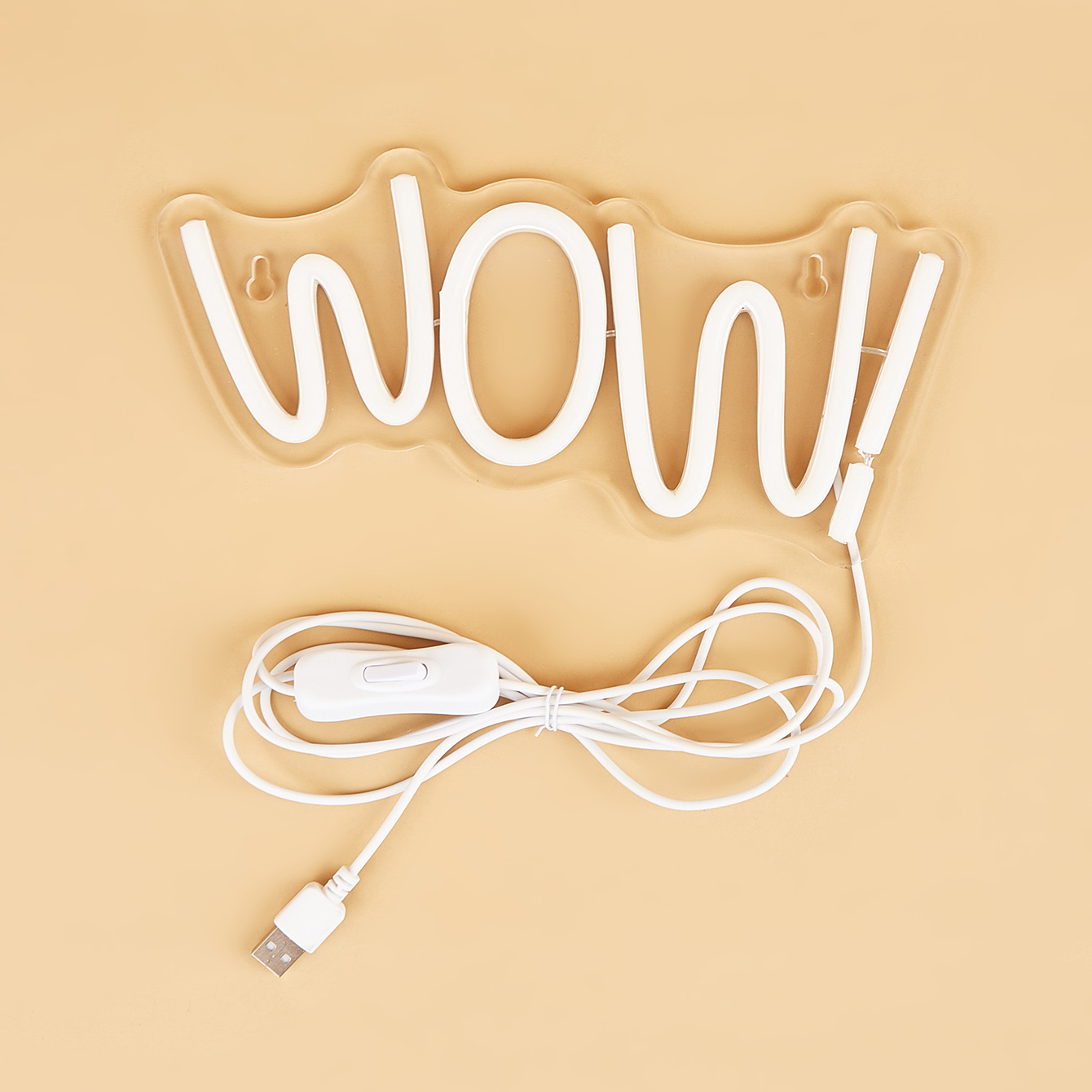 Chi-buy LED Neon WOW USB Power - Lighting Decor Wow recension och pris