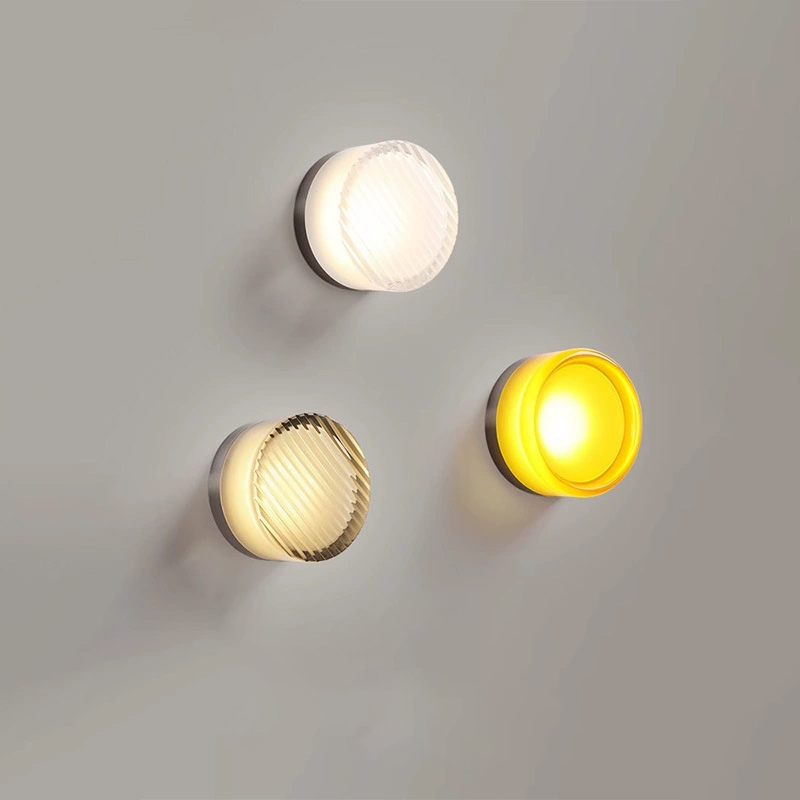 Modern Round Glass Wall Lamps  - Foyer Lighting Wall Decor recension och pris