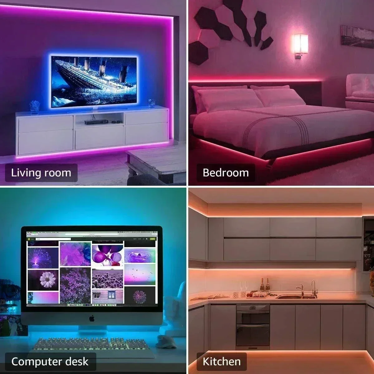 Smart RGB LED Gaming Light Str - Ambient Led Strip recension och pris