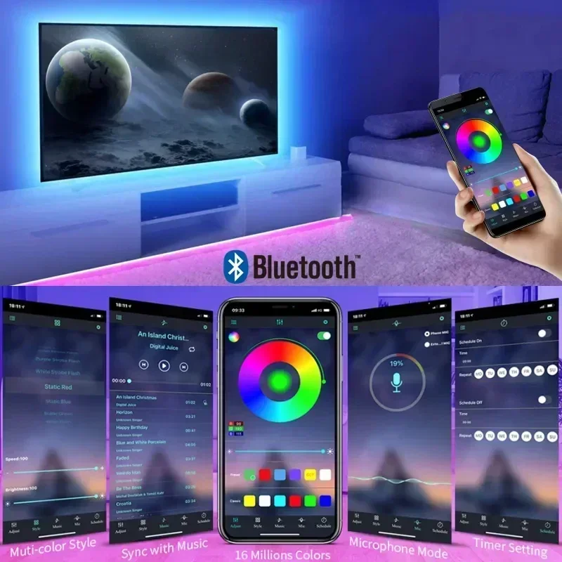 Smart RGB LED Gaming Light Str - Ambient Led Strip recension och pris