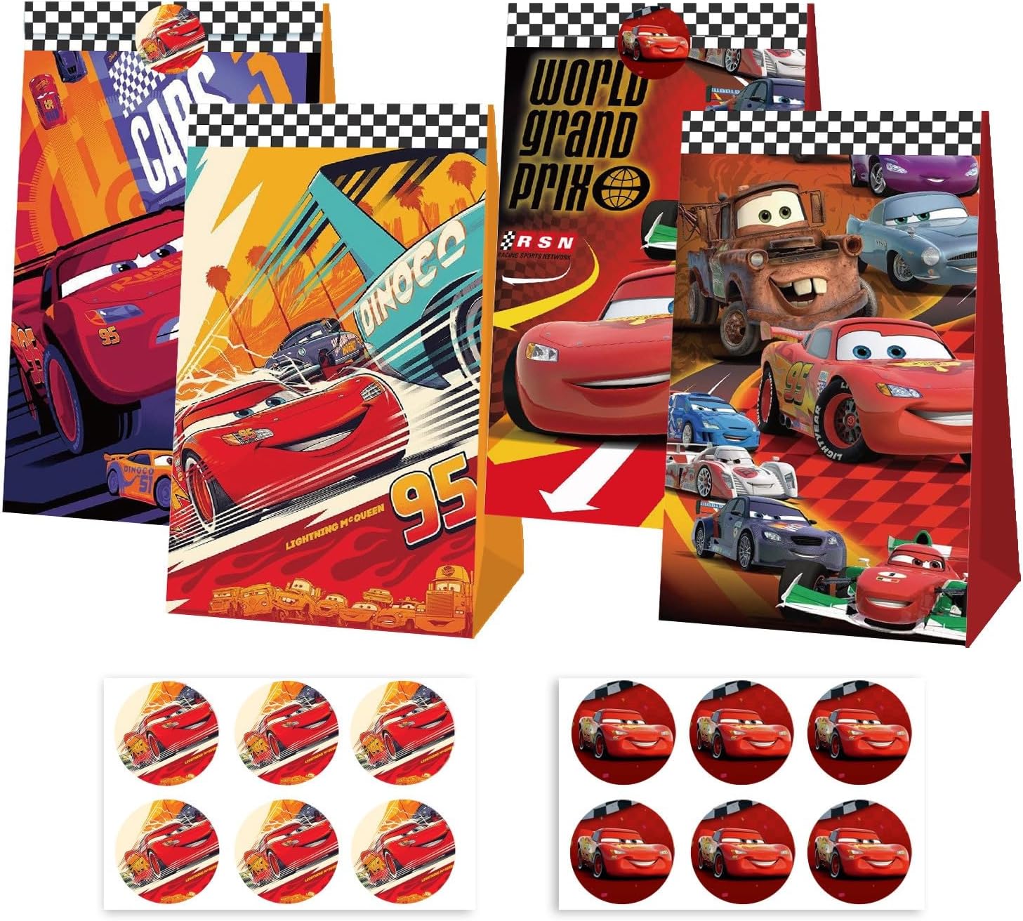 Cute Cars Party Favor Gift Bag - Lighting Mcqueen Decor recension och pris