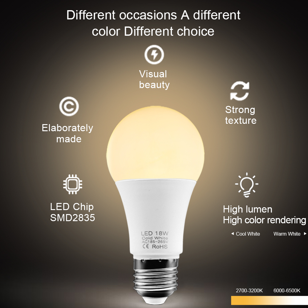 10pcs E27 LED Light Bulbs 220V - Philips Bulb Hue recension och pris