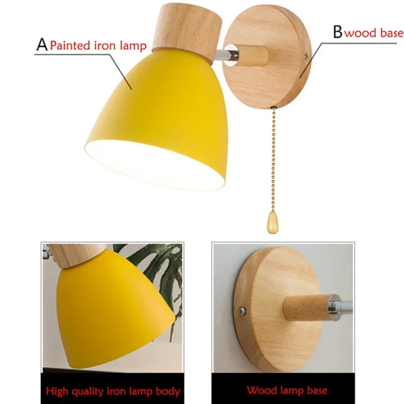 Sconce for Bedroom Nordic Wall - Foyer Lighting Wall Decor recension och pris