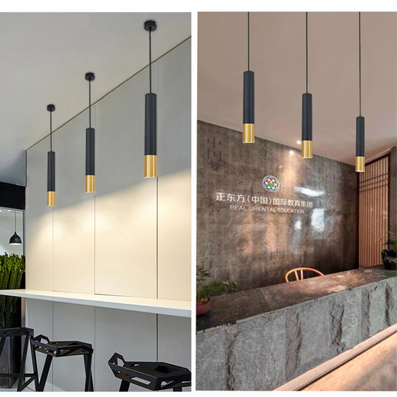 Modern LED Long Tube Pendant L - Lighting Decor Company recension och pris