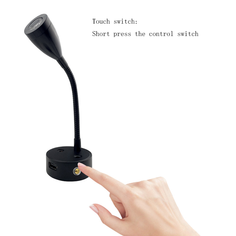 LED RV Light USB Wall Lamp 3W  - Foyer Lighting Wall Decor recension och pris