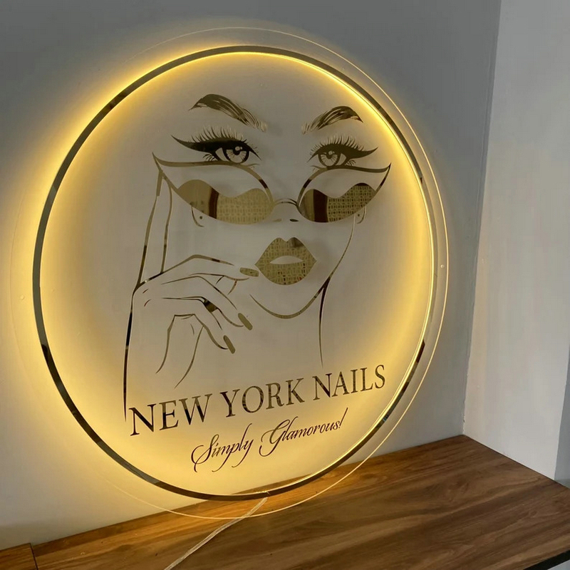 Custom Business Logo 3D Acryli - Lighting Decor Company recension och pris