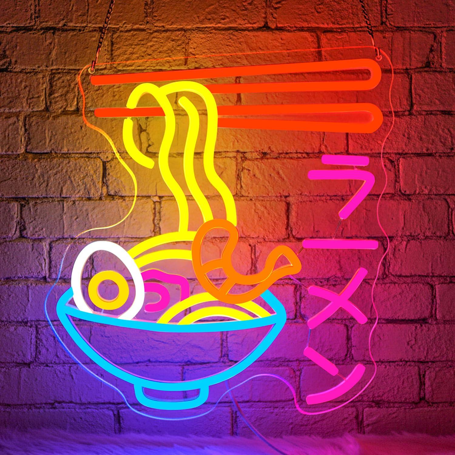 Ramen Neon Sign Japanese Noodl - Lighting Decor For Room recension och pris