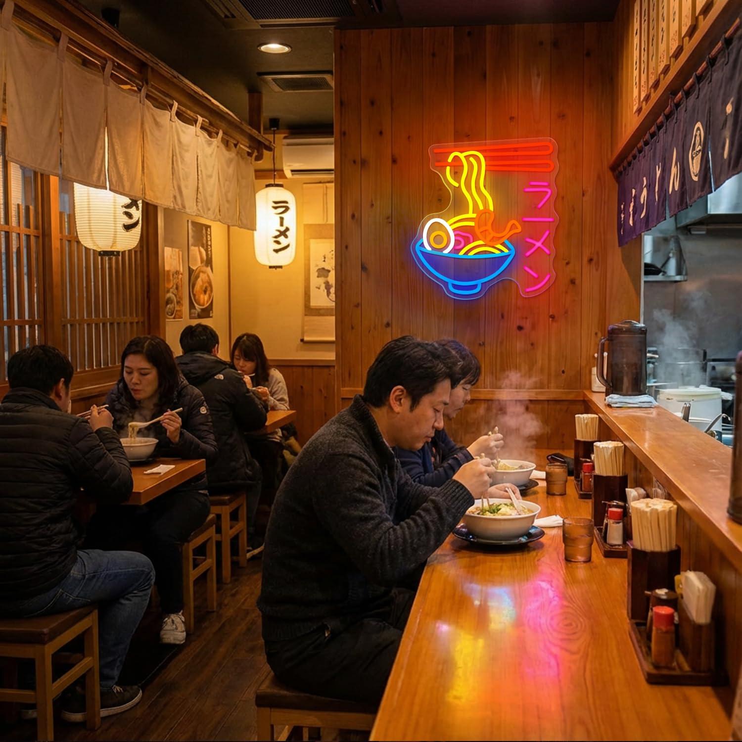 Ramen Neon Sign Japanese Noodl - Lighting Decor For Room recension och pris