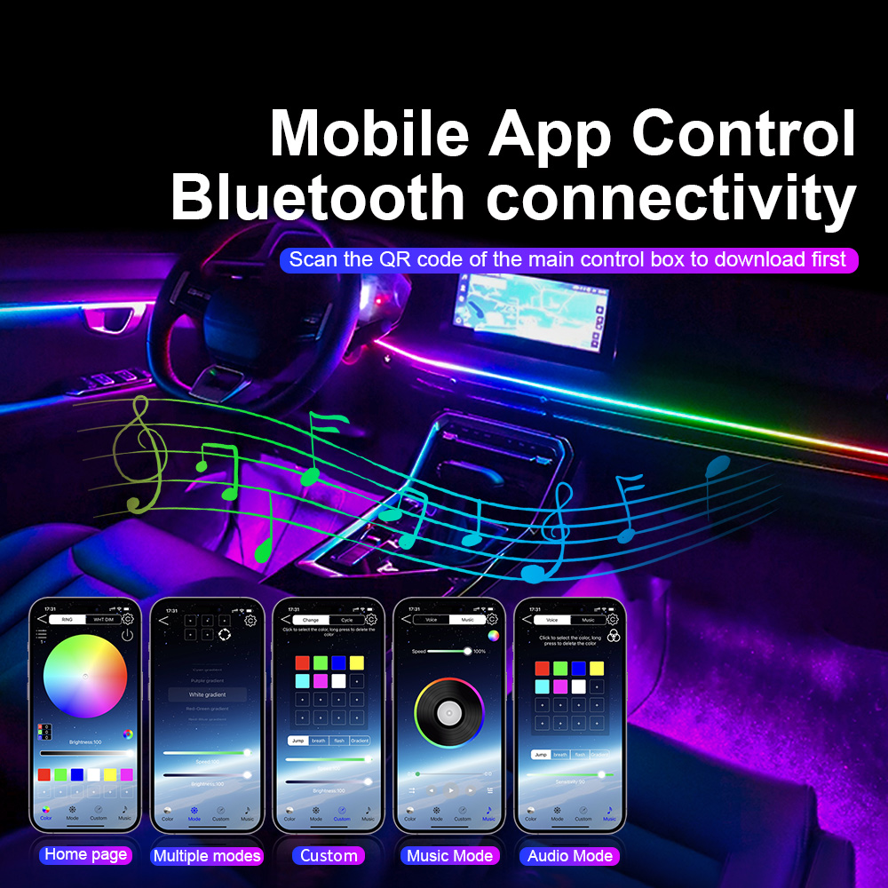 Universal Led Car Ambient Ligh - Ambient Led Strip recension och pris