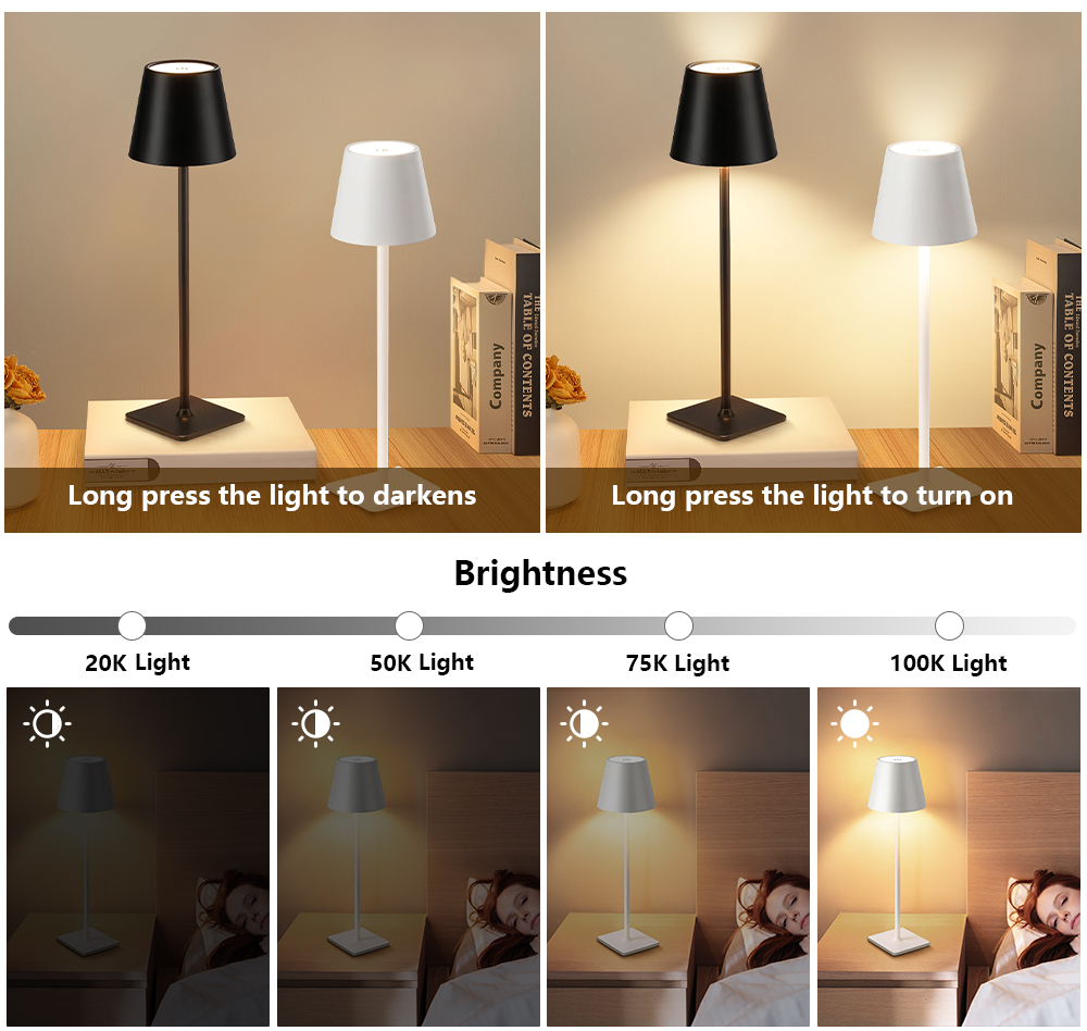 LED Rechargeable Desk Light Wi - Lighting Decor For Room recension och pris