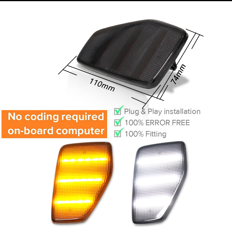 iJDM Car Amber Triple-Row LED  - Ambient Led Strip recension och pris