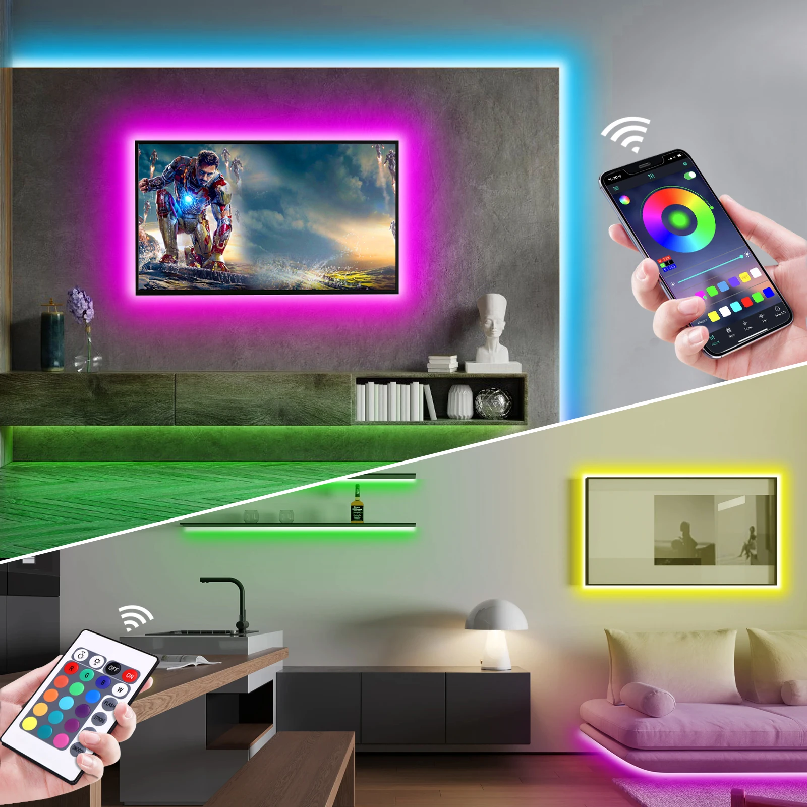 1-5m RGB LED Neon Strip Light  - Lighting Decor For Room recension och pris